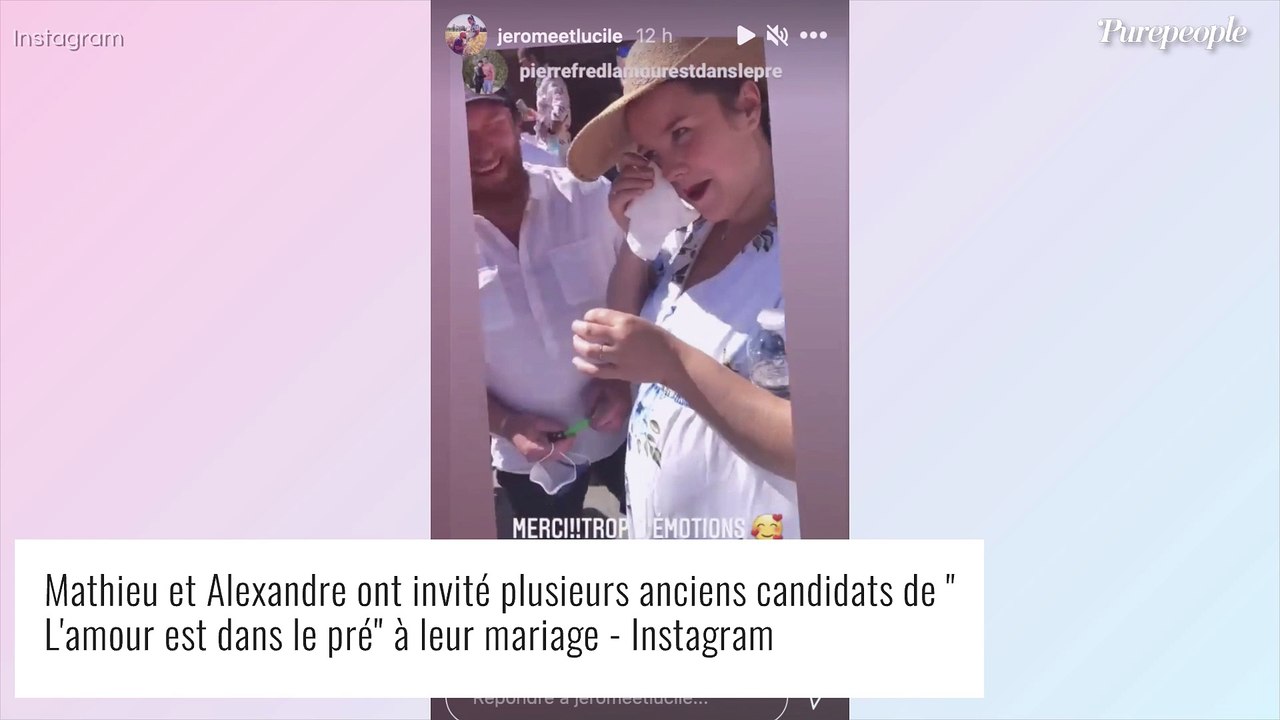 Lucile (L'amour est dans le pré) enceinte : révélation au mariage de Mathieu et Alexandre