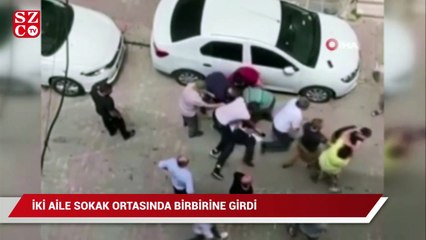 Bahçilevler'de iki aile sokak ortasında birbirine girdi