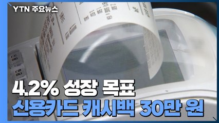 올해 4.2% 성장 목표... '캐시백·쿠폰'으로 소비심리 불 붙인다! / YTN