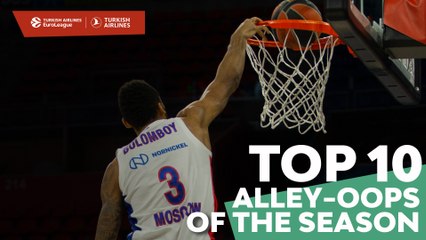 Turkish Airlines EuroLeague Top 10 Alley-Oops of the 2020-21 Season!
