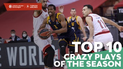 Turkish Airlines EuroLeague, Top 10 Crazy Plays of the 2020-21 Season!