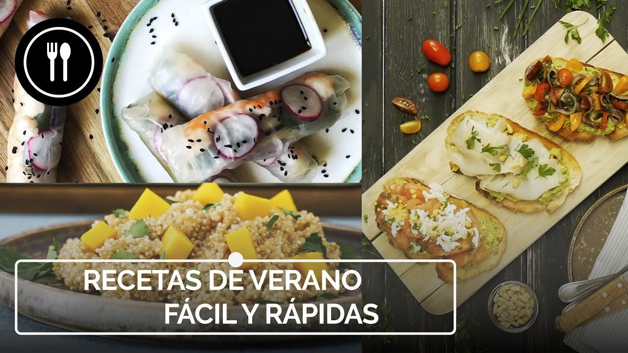 Cinco recetas de verano fáciles y rápidas