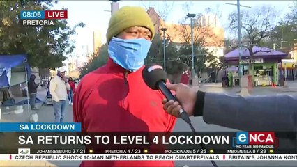 Vendors rects to level 4 lockdown