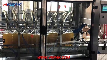 5L 자동 식용 오일 충전 기계 캡핑 기계 생산 라인