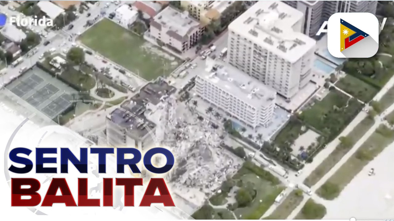 GLOBALITA: Bilang ng patay sa nag-collapse na condominium sa Miami, umakyat na sa siyam;   Israeli at Mexican rescuers, tumutulong na sa search and rescue ops;  21 anyos na lalaki, tinamaan ng ligaw na bala sa Times Square sa New York;   Kauna-unahang cru