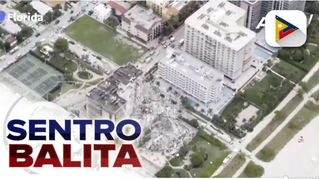 GLOBALITA: Bilang ng patay sa nag-collapse na condominium sa Miami, umakyat na sa siyam; Israeli at Mexican rescuers, tumutulong na sa search and rescue ops; 21 anyos na lalaki, tinamaan ng ligaw na bala sa Times Square sa New York; Kauna-unahang cru