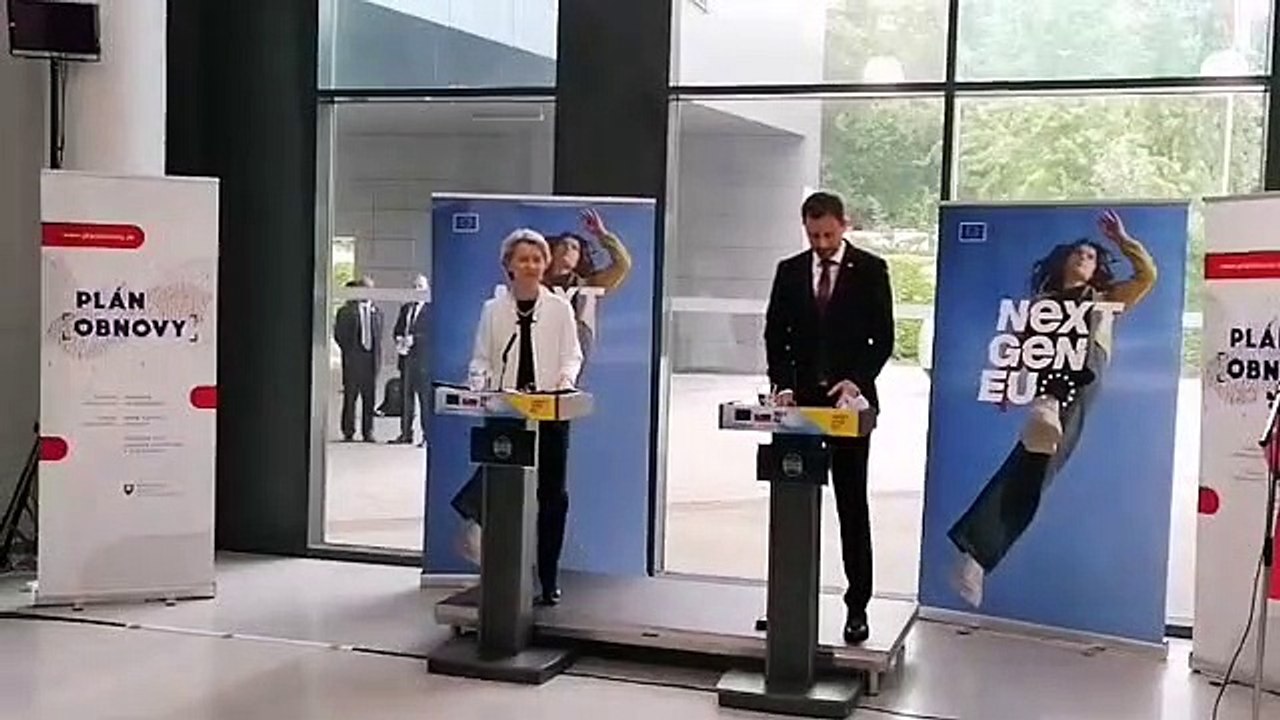 ZÁZNAM: TK predsedníčky EK Ursuly von der Leyenovej a premiéra SR Eduarda Hegera