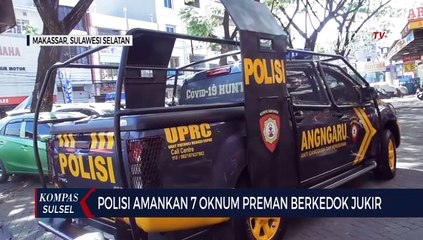 Polisi Amankan 7 Oknum Preman Berkedok Jukir
