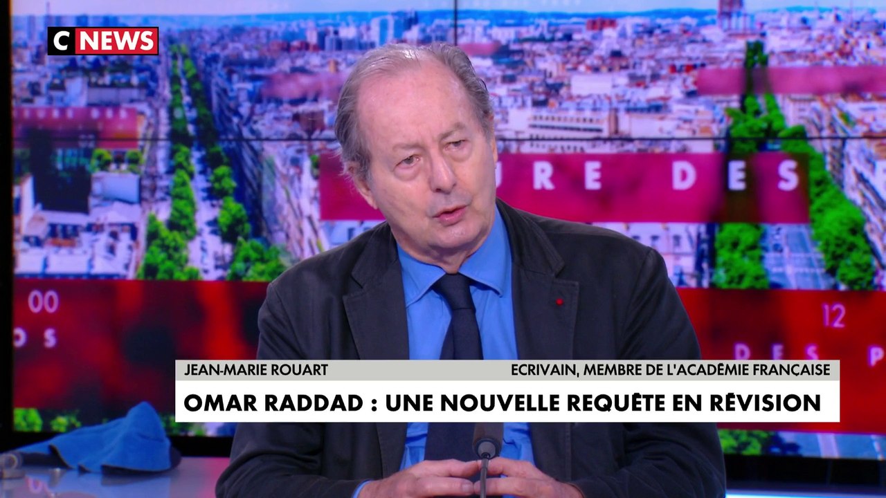 Révision du procès Omar Raddad : « Ghislaine Marchal a été massacrée (...) Ses blessures l'ont empêché de faire l'inscription 'Omar m'a tuer' », explique l'écrivain Jean-Marie Rouart