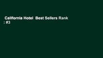 California Hotel  Best Sellers Rank : #3