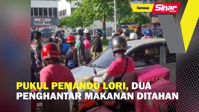 Pukul pemandu lori, dua penghantar makanan ditahan