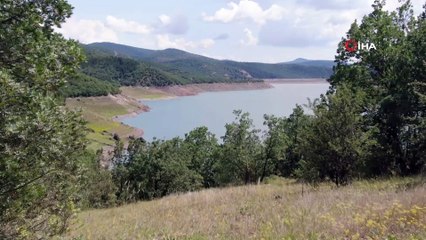 Ankara barajlarının doluluk oranı havadan görüntülendi