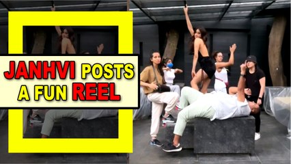 Janhvi Kapoor posts a fun reel on social media