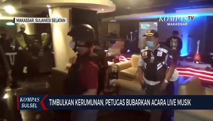 Timbulkan Kerumunan, Petugas Bubarkan Acara Live Musik