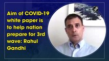 Rahul Gandhi offers 'white paper' to help India prepare for third Covid wave