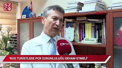 "Rus turistlerePCR testi uygulaması devam etmeli"