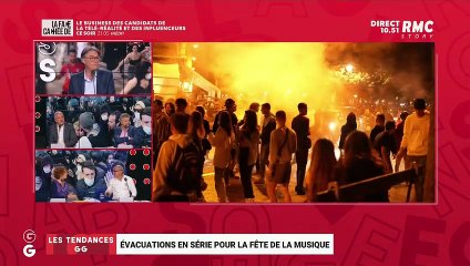 Les tendances GG: Evacuations en série pour la Fête de la musique - 22/06