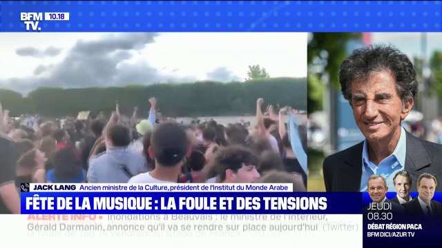 Fête de la musique: pour Jack Lang, les pouvoirs publics ont peut-être mal évalué de quelle manière on pouvait assurer cette transition
