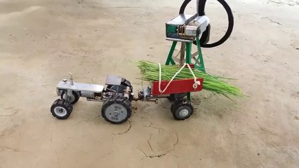 DIY tractor chaff cutter machine science project | Filmism World |