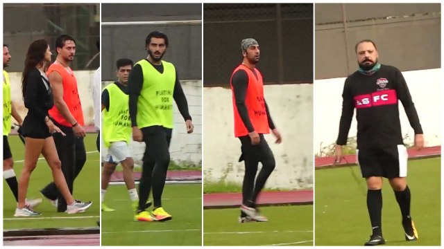 Ranbir Kapoor, Arjun Kapoor, Tiger Shroff & Others Step Out For A Football Practice Match