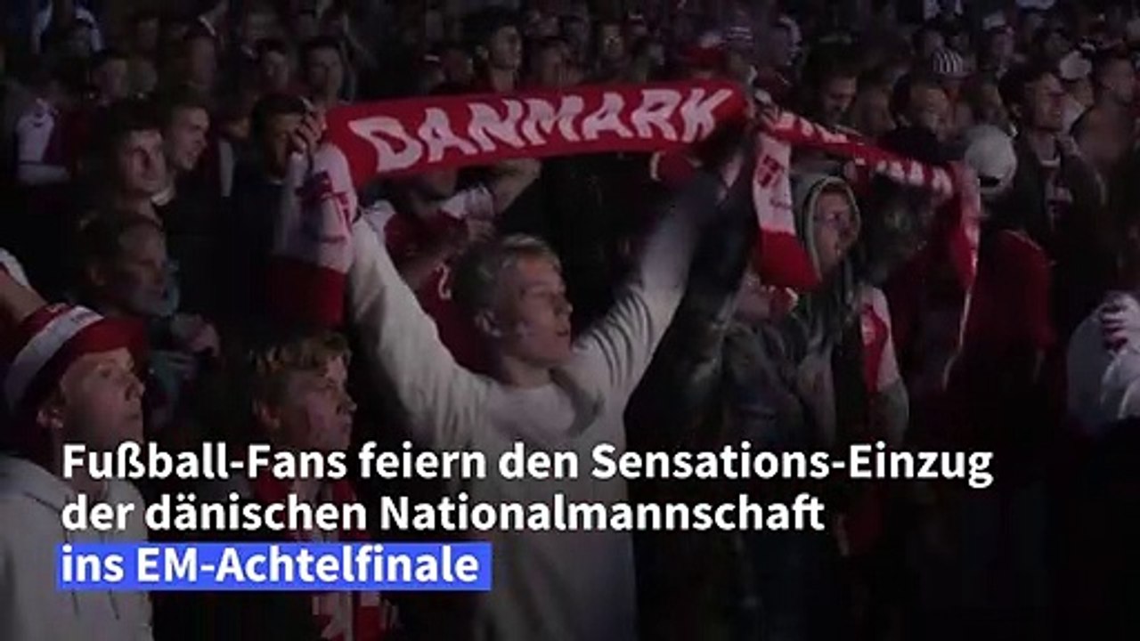 Mit Herz für Christian Eriksen: Dänen feiern EM-Wiederauferstehung