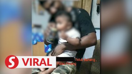 Cops investigating viral video of baby allegedly being given alcohol to drink