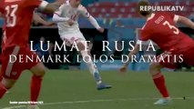 Lumat Rusia, Denmark Berhasil Lolos 16 Besar