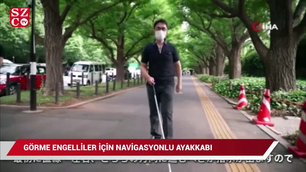 Japonlar görme engellilere yol gösteren ayakkabı üretti