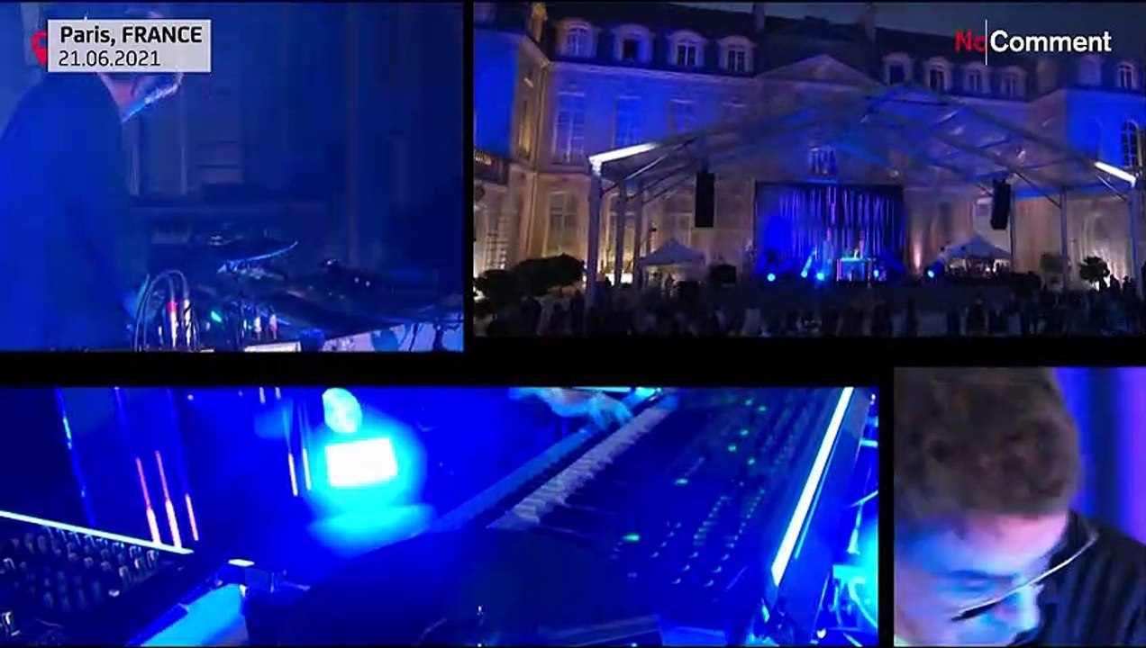 French Elysée Presidential Palace hosts musicians for annual  'Fête de la Musique'