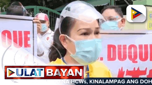 Nasa 100 na HCWs, kinalampag ang doh para sa kanilang mga benepisyo; DOH, tiniyak na natutugunan ang pangangailangan ng HCWs
