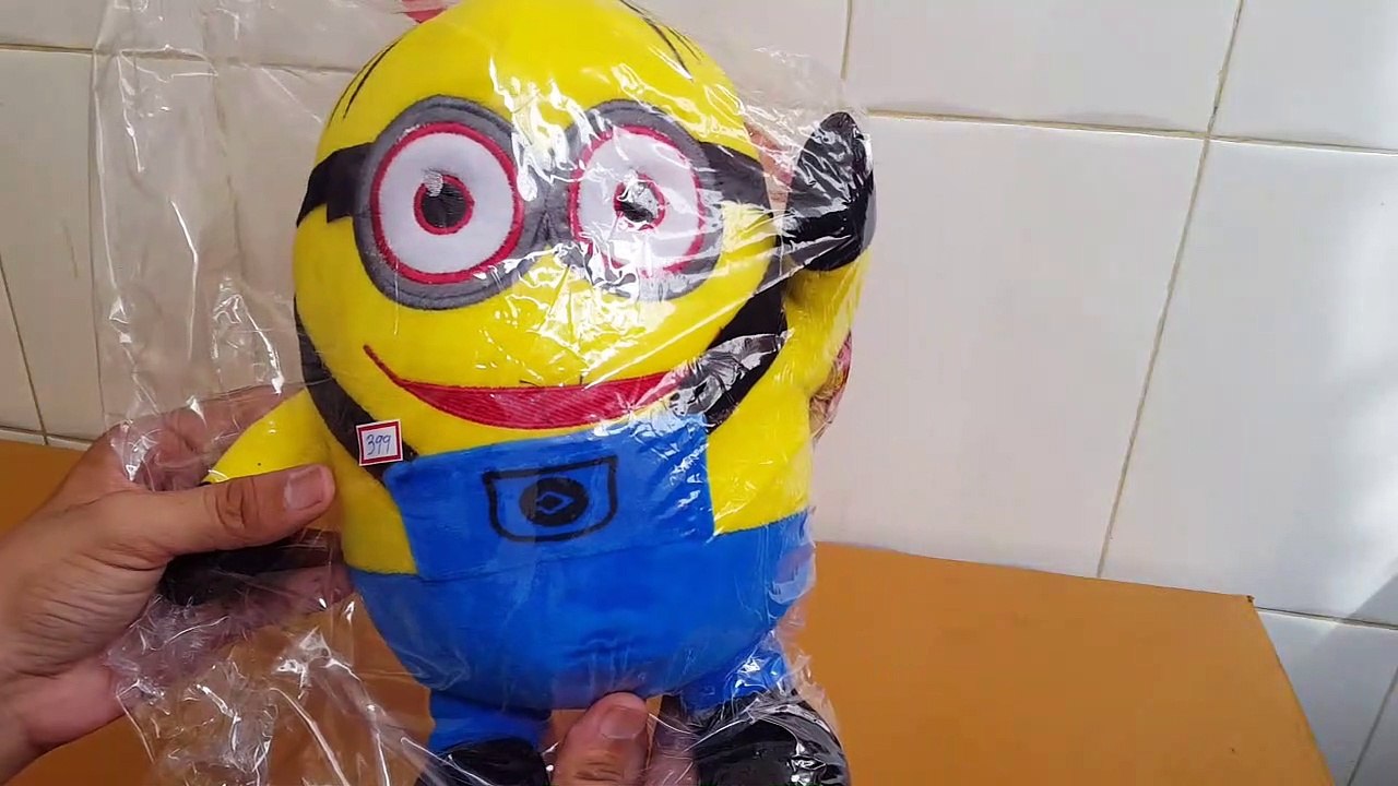 Unboxing and Review of minion soft toy 35CM for kids gift