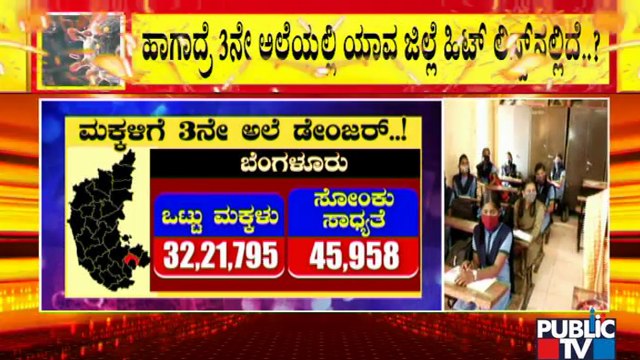 ಕೊರೋನಾ 3ನೇ ಅಲೆಯಲ್ಲಿ ಯಾವ ಜಿಲ್ಲೆಯಲ್ಲಿ ಎಷ್ಟು ಮಕ್ಕಳಿಗೆ ಸೋಂಕು ತಟ್ಟಬಹುದು..? Covid 19 3rd Wave