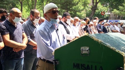 Kazada ölen emekli okul müdürü son yolculuğuna uğurlandı