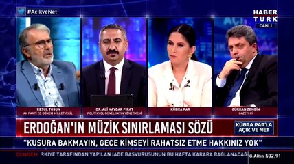 Resul Tosun'dan Erdoğan savunması: Kendisi müzisyen