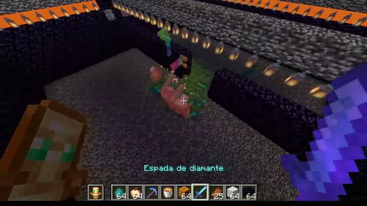 3 Golems vs 50 Zombies | ¿Quien Gana? | Minecraft Clips
