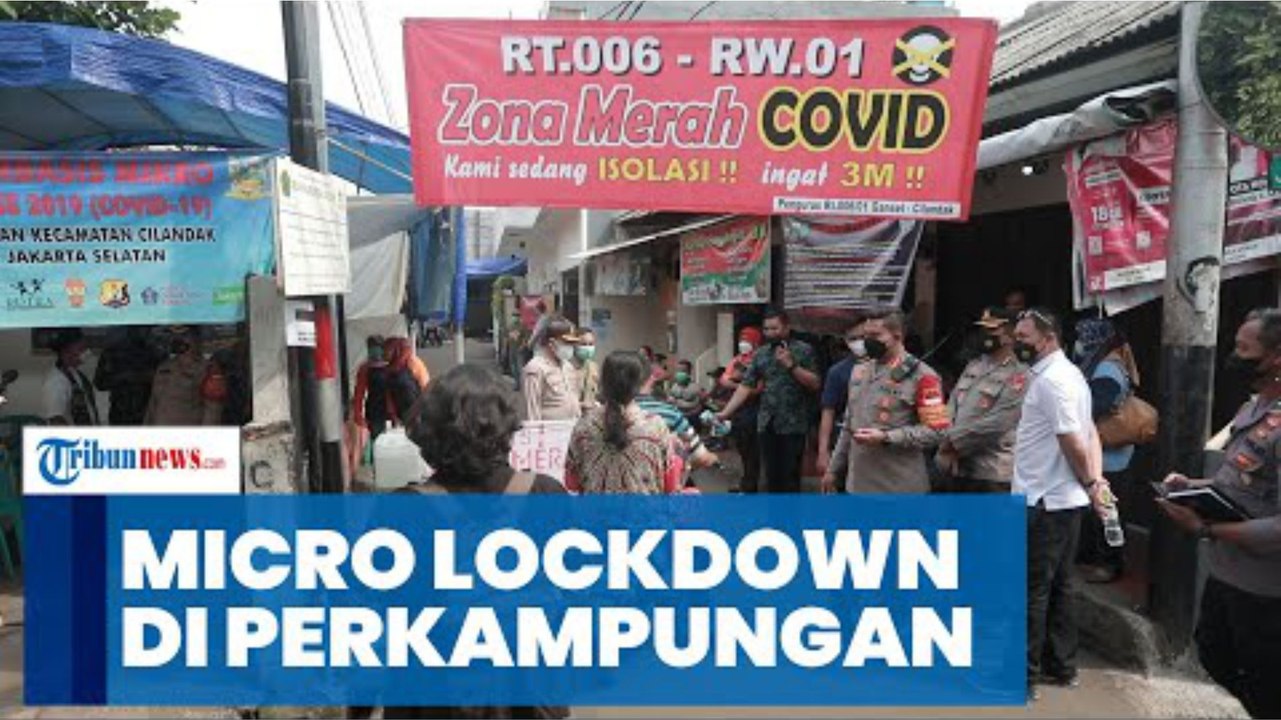Micro Lockdown di Perkampungan Gandaria Jaksel