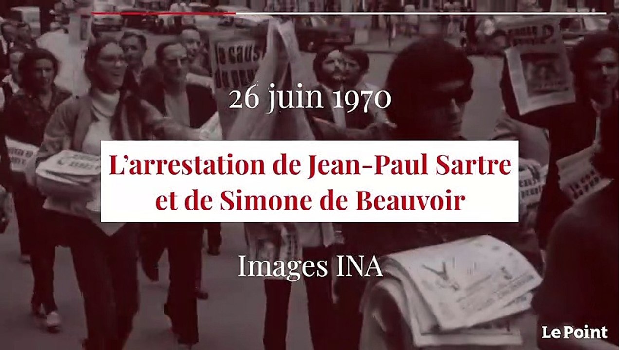 Juin 1970 : l’arrestation de Jean-Paul Sartre et Simone de Beauvoir