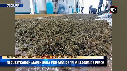 Secuestraron marihuana por más de 15 millones de pesos
