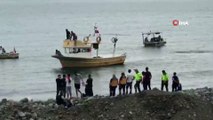 Rize’nin Fındıklı ilçesinde denizde kaybolan Afgan uyruklu genç için arama çalışması başlatıldı