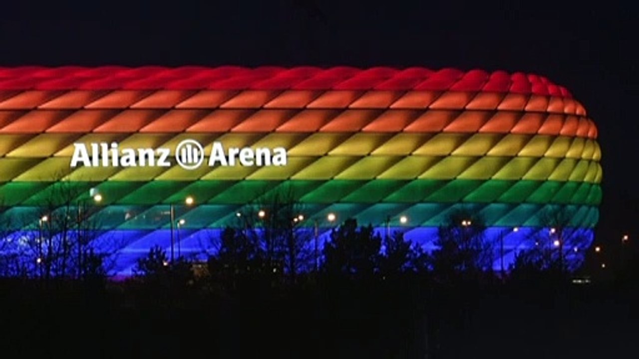 EM-Stadion in Regenbogenfarben: Empörung über UEFA-Absage