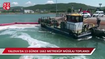 Yalova kıyılarından 13 günde 1662 metreküp müsilaj toplandı