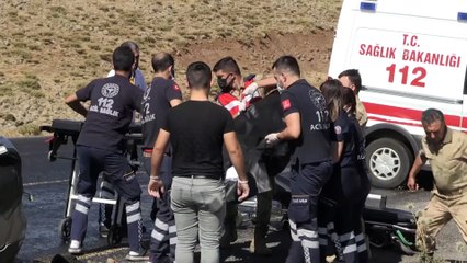 DİYARBAKIR - Tuğla yüklü kamyon ile otomobil çarpıştı: 2 ölü, 3 yaralı