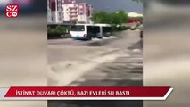Ankara'da sağanak: Bazı ev ve iş yerlerini su bastı