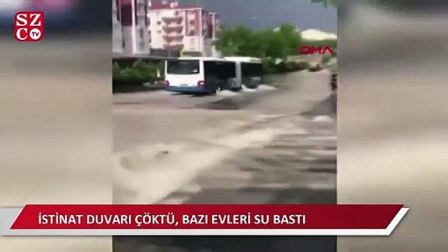 Ankara'da sağanak: Bazı ev ve iş yerlerini su bastı