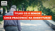 Tylko co szósty senior chce pracować na emeryturze