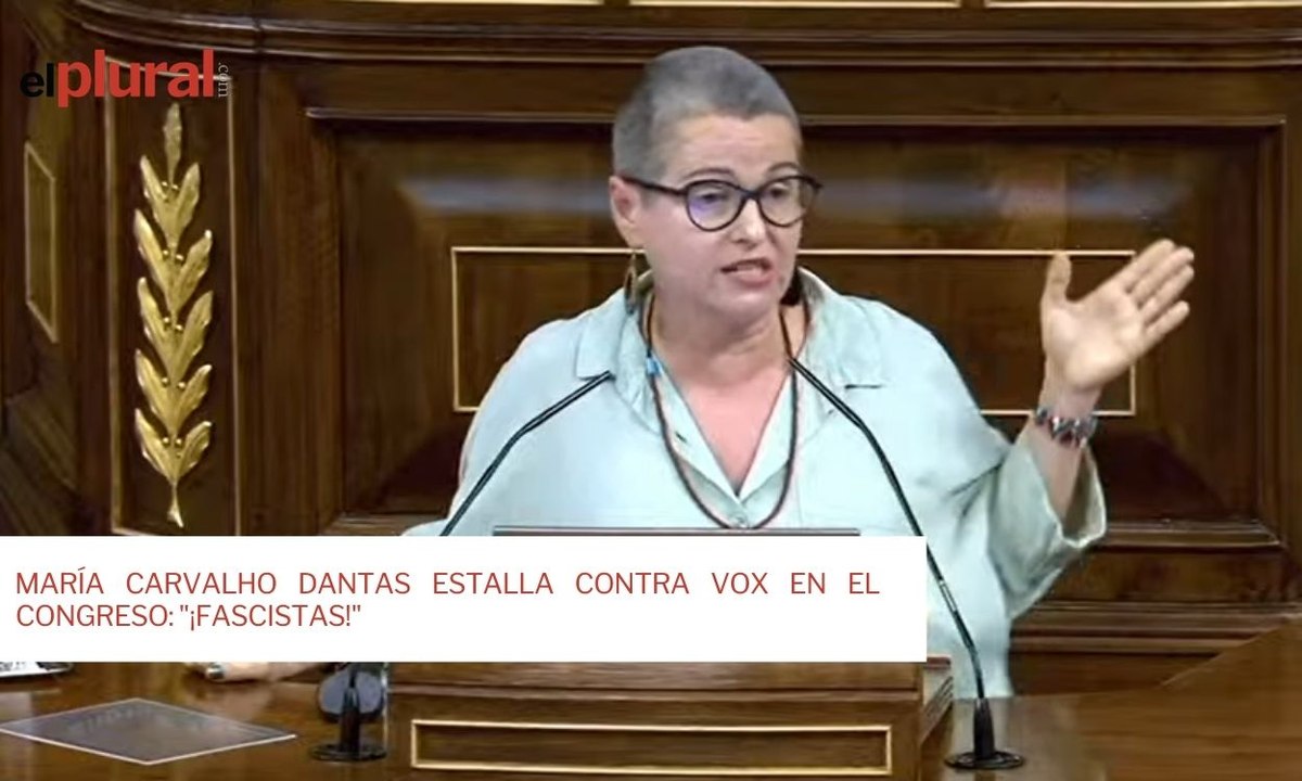 ️María Carvalho Dantas estalla contra Vox en el Congreso: "¡Fascistas!"