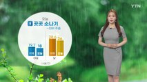 [날씨] 오늘도 곳곳에 소나기...더위 주춤 / YTN