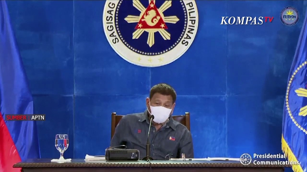 Presiden Filipina Duterte Ancam Penjarakan Warganya yang Tolak Vaksinasi Covid-19
