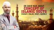 Dr Zakir Naik About Concept of Islamic Sects (Hanafi, Maliki, Shafi, Hambli) - Dr Zakir Naik