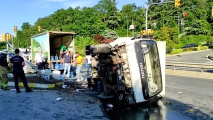 Beykoz'da trafik kazası: 1'i bebek 4 kişi yaralandı